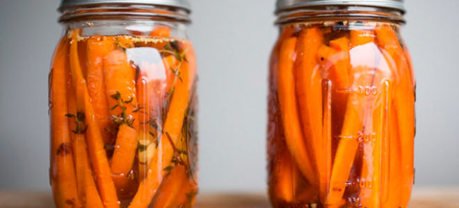 Маринованная морковь на зиму рецепт с фото