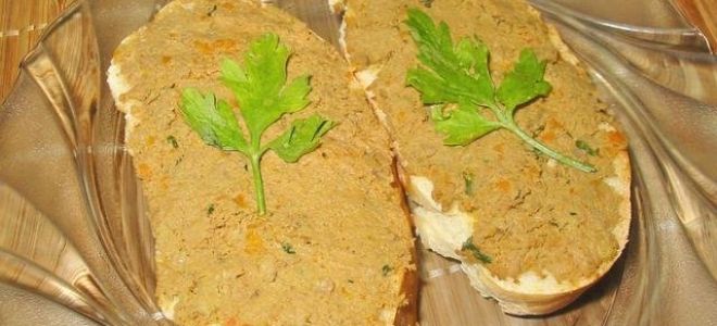 Печеночный паштет с морковью из говяжьей печени, рецепт с фото