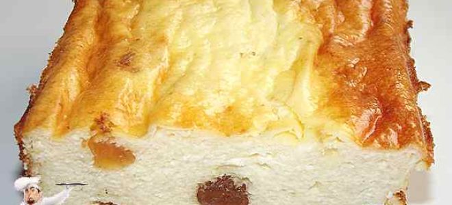 Творожная запеканка рецепт с изюмом без манки, фото-рецепт