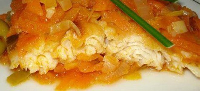 Хек под маринадом классический рецепт с морковью и луком