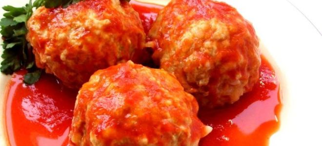 Тефтели из куриного фарша с рисом с подливкой рецепт с фото