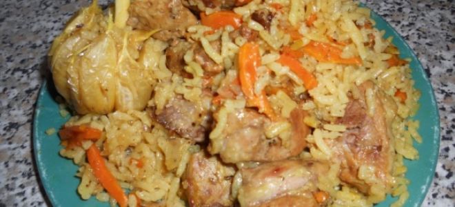 Плов из свинины на плите в казане, кастрюле – 2 рецепта с фото