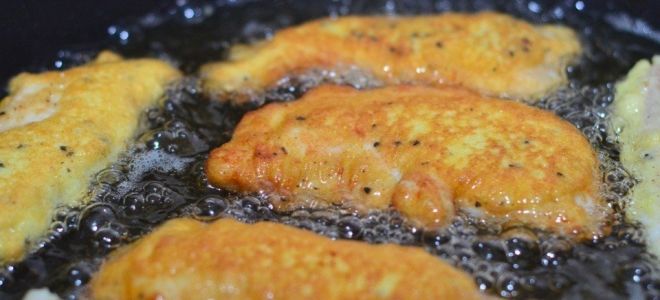 Филе курицы в кляре на сковороде, рецепт с фото