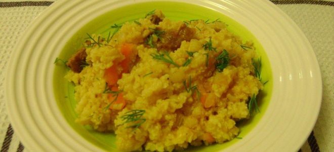 Пшенная каша с мясом в мультиварке рецепт с фото