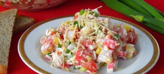 Салат клеопатра с курицей и крабовыми палочками рецепт с фото