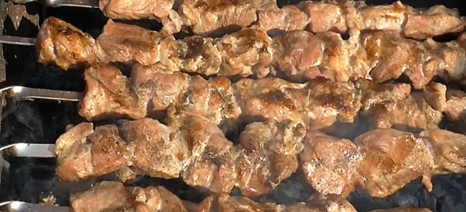 Шашлык из свинины на минеральной воде рецепт с фото