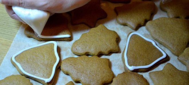 Сахарная глазурь без яиц для пряников и имбирного печенья, рецепт с фото