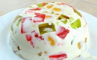 Желейный торт «битое стекло» рецепт с фото пошагово
