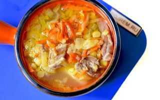 Гороховый суп с говядиной рецепт с фото
