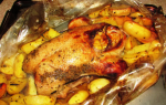 Утка с картошкой в рукаве в духовке, рецепт с фото