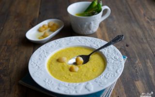 Кукурузный суп-пюре, рецепт с фото