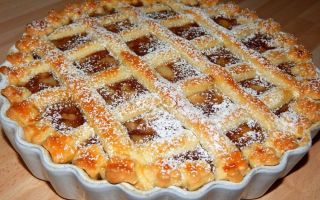 Льежский пирог с яблоками. открытый яблочный пирог