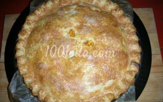 Песочный пирог с тыквой и яблоками рецепт с фото