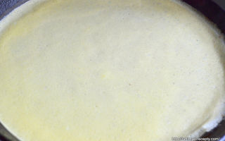 Блины из кукурузной муки с молоком рецепт с фото