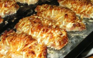 Куриные отбивные с ананасами и сыром в духовке рецепт с фото