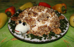 Салат «черепашка» с курицей и грецкими орехами – пошаговый рецепт с фото