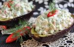Салат из авокадо и крабовых палочек – 2 рецепта с фото