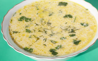 Суп с плавленым сыром и вермишелью рецепт с фото
