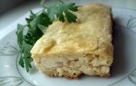 Пирог с плавленым сыром и луком – рецепт с фото