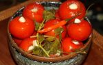 Маринованные помидоры с чесноком на зиму рецепт с фото