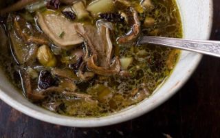 Грибной суп из сушеных грибов: как варить, вкусные рецепты