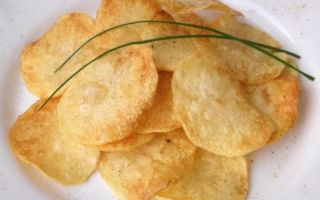 Как сделать в микроволновке картофельные чипсы рецепт с фото