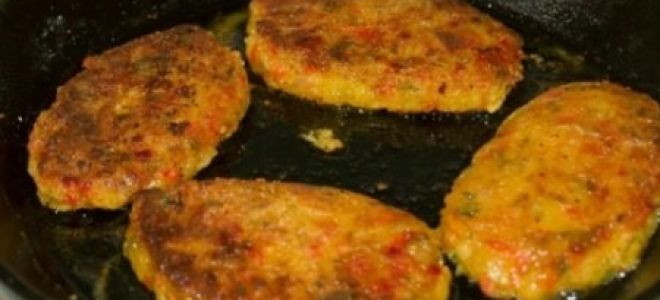 Котлеты из тыквы, рецепты с фото