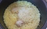 Рис с курицей в мультиварке рецепт с фото