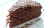 Шоколадный пирог на кефире, рецепт с фото