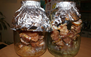 Шашлык из курицы в духовке в банке – рецепт с фото
