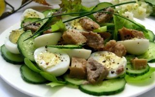 Салат из печени трески с яйцом рецепт с фото