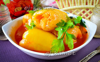 Перец, фаршированный овощами самый вкусный рецепт с фото