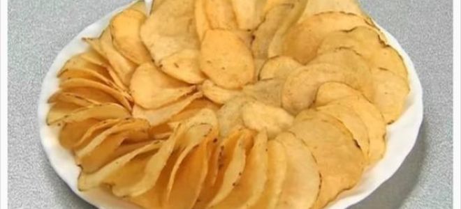 Картофельные чипсы в духовке, рецепты с фото в домашних условиях