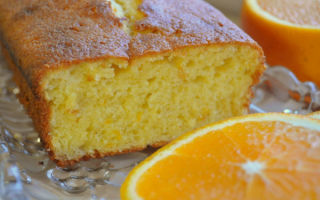 Кекс с апельсиновой цедрой рецепт с фото
