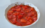 Лечо из болгарского перца с томатным соком на зиму рецепт с фото