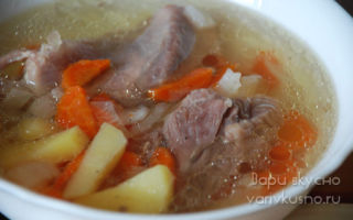 Суп из индейки с картошкой, рецепт с фото