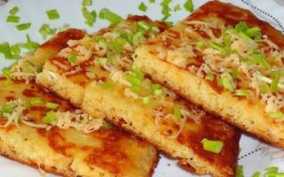 Ленивые хачапури с сыром на сковороде рецепт с фото