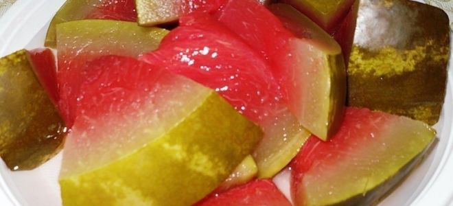 Как солить арбузы кусочками рецепт с фото