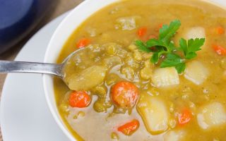 Гороховый суп без мяса рецепт с фото
