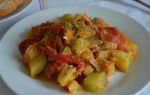 Овощное рагу с картошкой и кабачками рецепт с фото