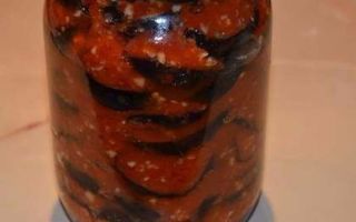 Салат из баклажанов с помидорами на зиму рецепт с фото