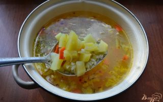 Рыбный суп с рисом и картошкой, рецепт с фото