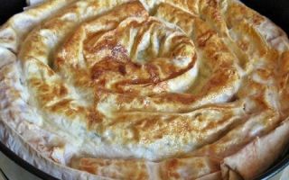 Пирог «улитка» из лаваша с фаршем в духовке, рецепт с фото