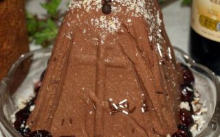 Шоколадная творожная пасха рецепт с фото