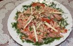 Салат грузинский с колбасой » вкусные рецепты с пошаговыми фотографиями