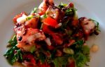 Салат из осьминогов рецепт с фото
