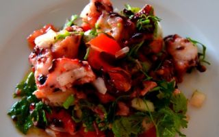 Салат из осьминогов рецепт с фото