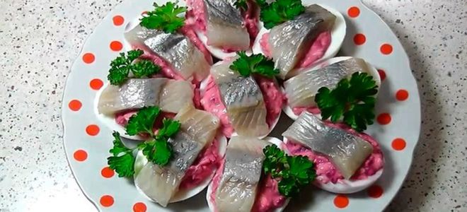 Ленивая селедка под шубой в яйце, рецепт закуски с фото