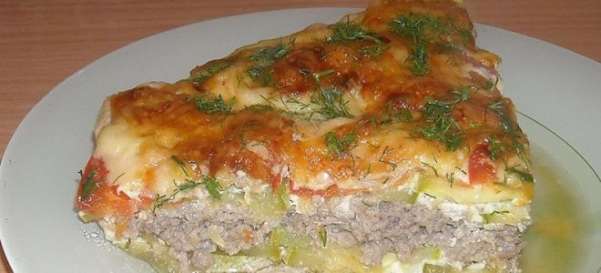 Запеканка из кабачков и картофеля в духовке, рецепт с фото