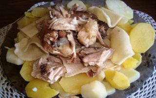 Бешбармак из курицы и картофеля пошаговый рецепт с фото